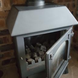 Just gorgeous this really does look like a log burner. Very very heavy I have instructions. Reason for sale Iv bought a multi fuel burner.