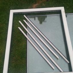 UPVC window with sill / cill and frame double glades. 48.5" (123cm) X 39" (99cm) used double glased unit