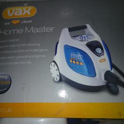 Hi There,

STEAM Claener, Vax Home Master, up to 40 min steam capacity.

I used it few times only. Good condition. Big capacity water tank, so it can steam up to 40 minutes. 

Cheers!
niTin