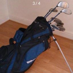 Great set of golf clubs ideal for a beginner in good condition from a smoke free home. Includes 5,6,7,8,9,PW,SW irons. 1,3 & 4 hybrid woods and putter £50