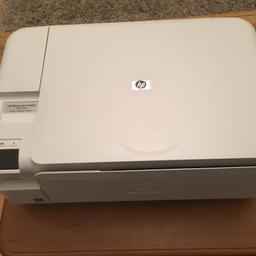 HP Photosmart C4480
3 in 1: printer, scanner, copier 

In great working condition, no damages, no scuffs. Great for home use, printing photos etc.

Includes two new ink cartridges (inside) plus two unused cartridges (shown in pic).

Comes with all cables and box.