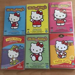 6 Hello Kitty DVDs