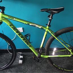 Excellent mountain bike in excellent condition. Barely used and always stored indoors.