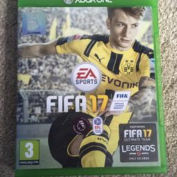 This game is FIFA 17 for Xbox one,the disc has no signs of use or marks and the game runs perfectly fine.Any questions contact me on 07816532894