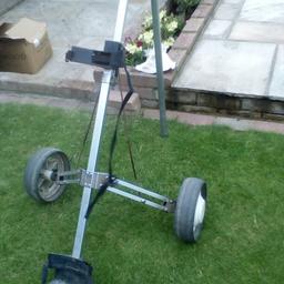 Son's golf trolley left home so clearing out stuff not used for a year.