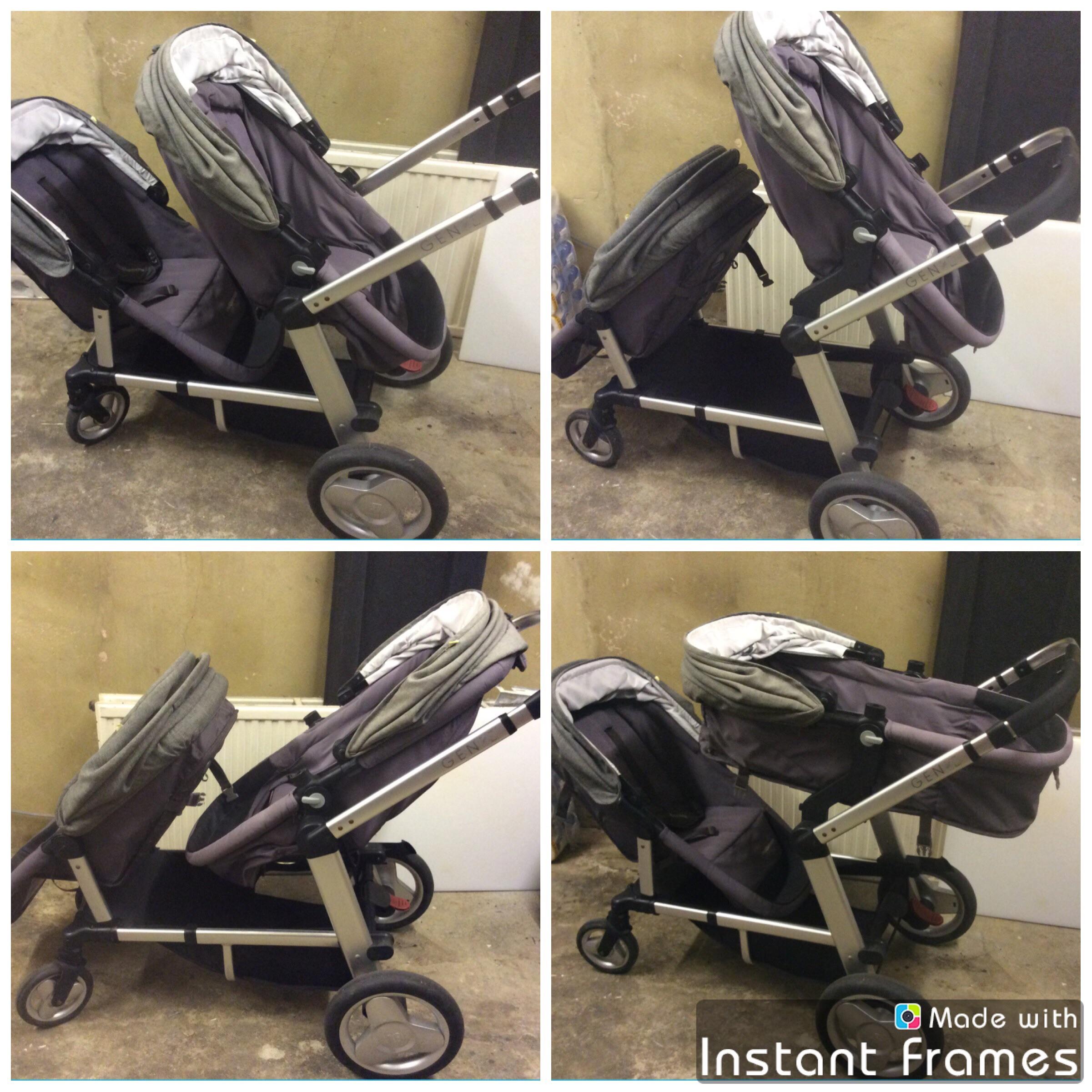 Mothercare genie hot sale tandem