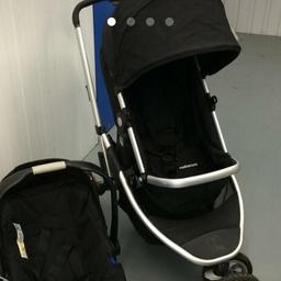 Mothercare travel system , good condition comes with car seat and rain cover