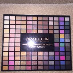 144 shade Makeup Revolution palette - one shade used