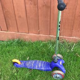 Mini scooter, well used but works fine.