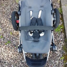 Used but plenty of life in this pushchair easy to use and great for walkers. As can be taken off road a little easier. Comes with basket and rain cover