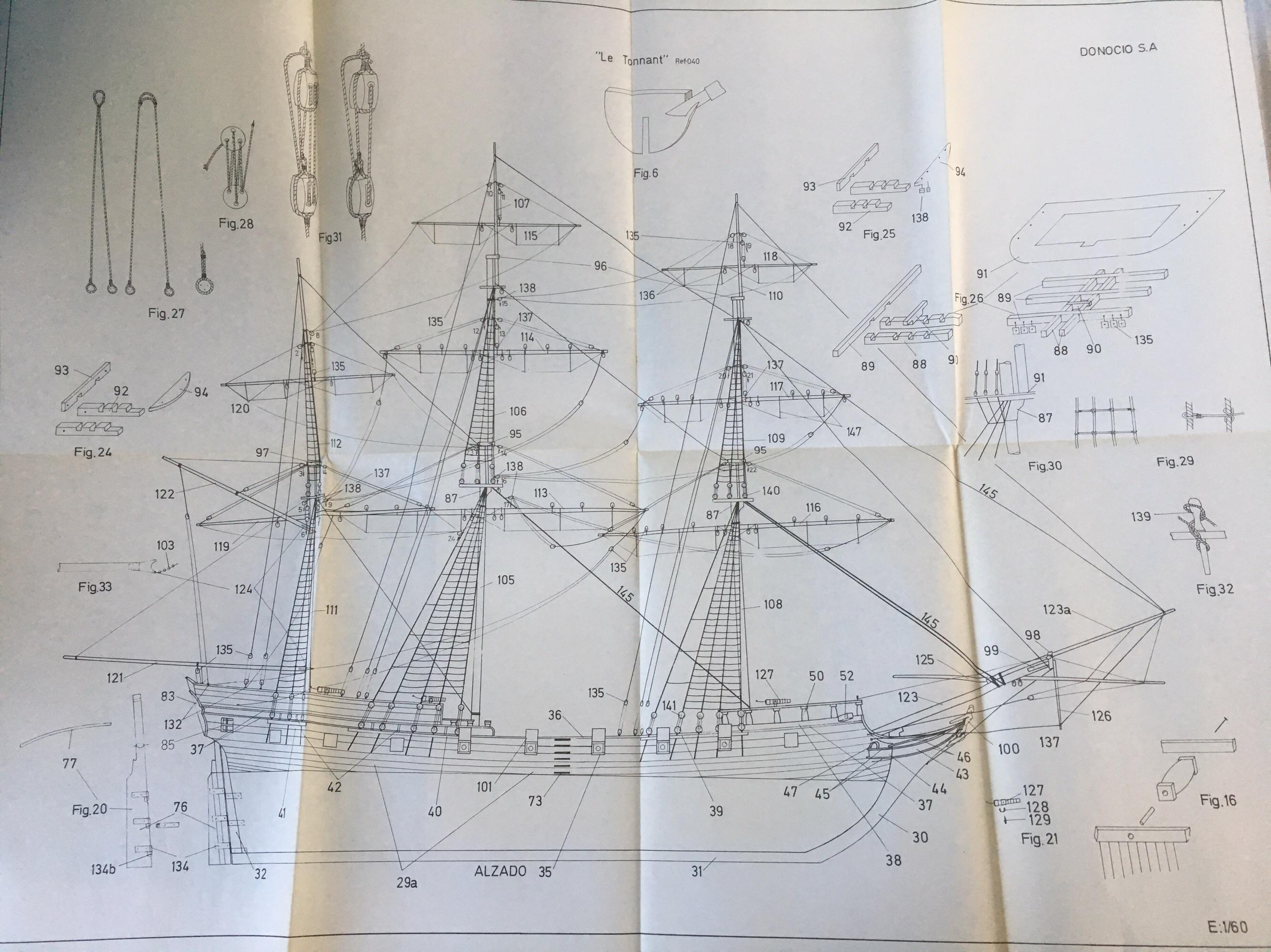 Model Ship Le Tonnant 160 scaled in SW19 London für 10,00 £ zum