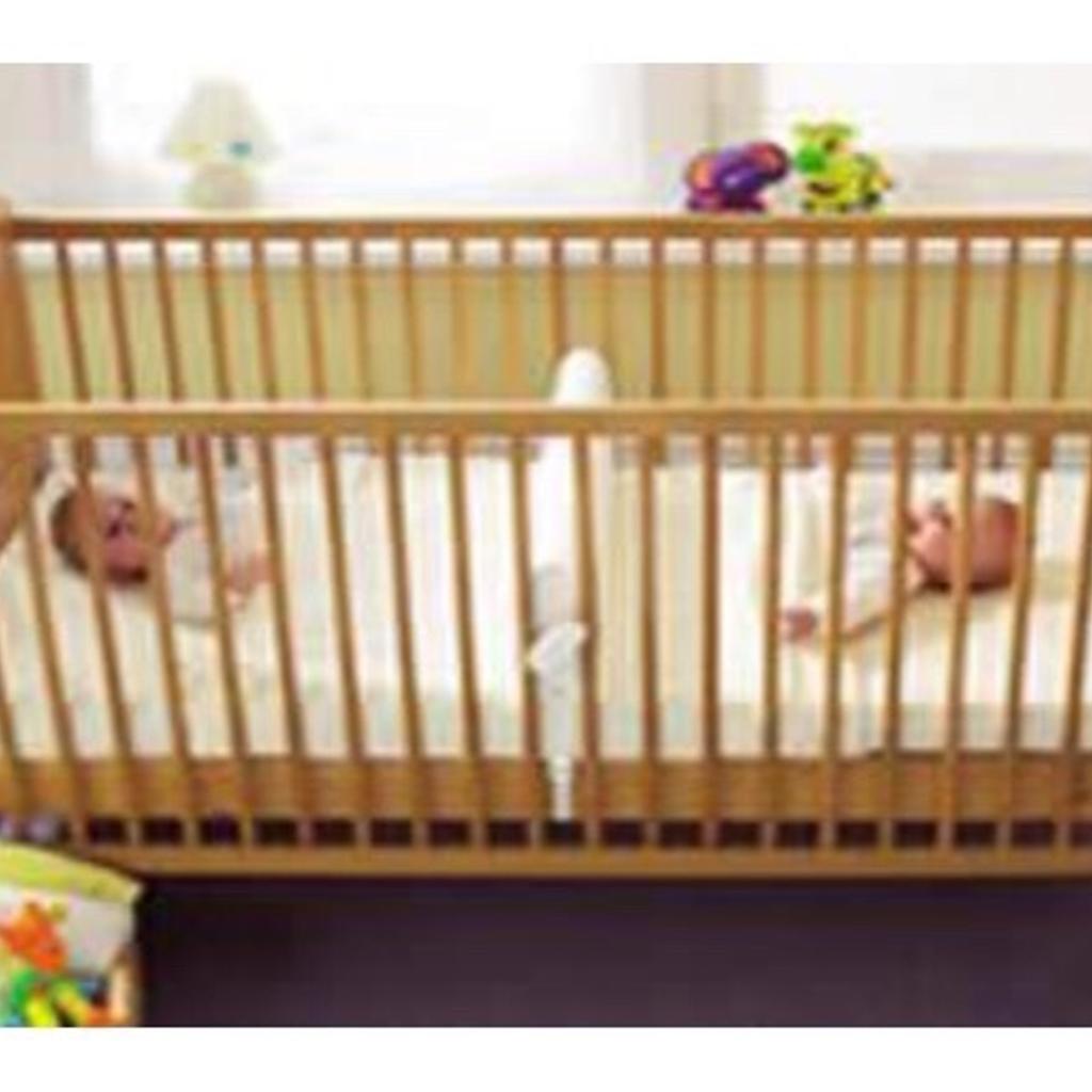 Twin baby outlet crib divider