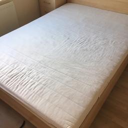 Ikea double bed excellent condition slept on only a handful of times.