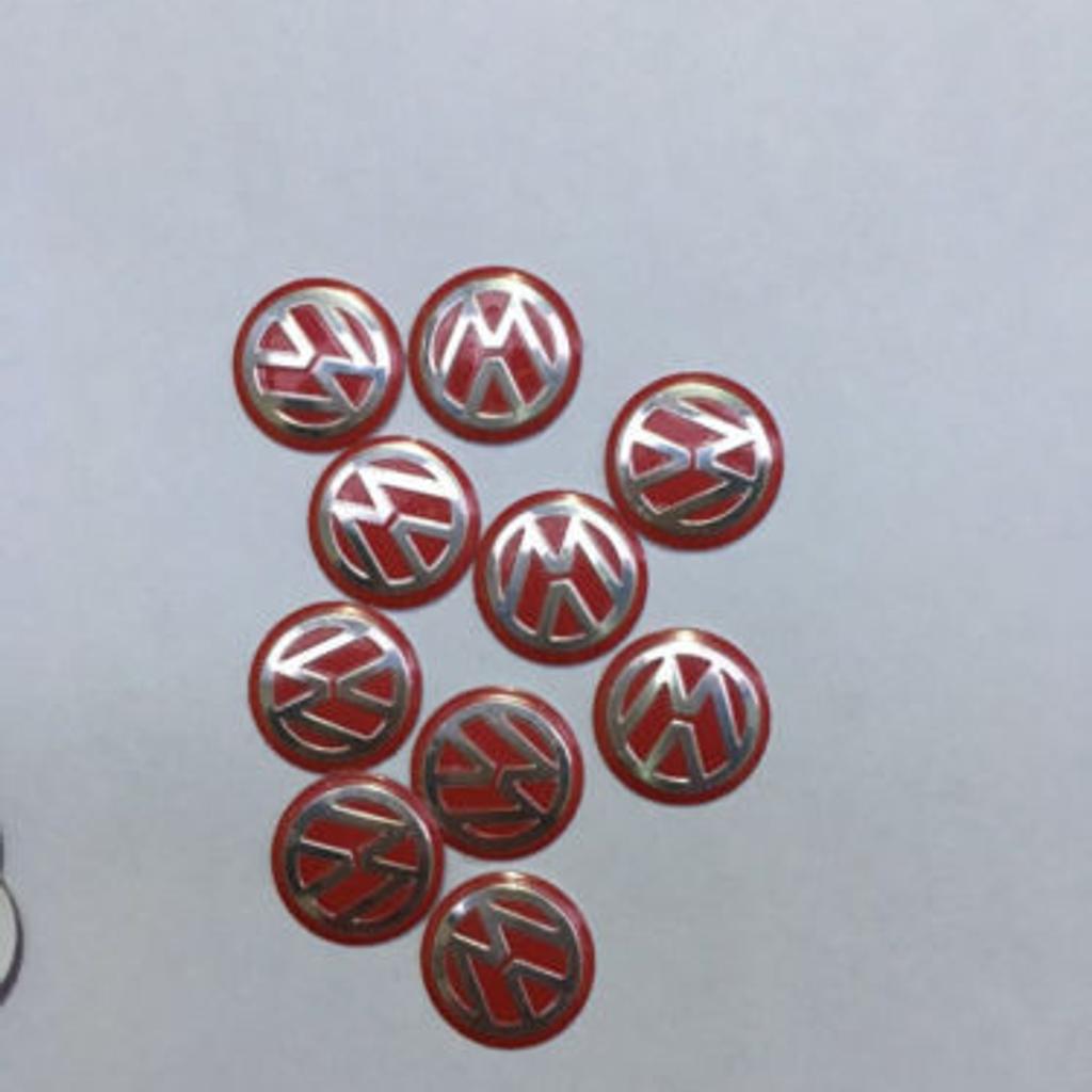 2 Stück original 14MM Rot VW Emblem Schlüssel in 74366 Kirchheim am Neckar  für 5,00 € zum Verkauf