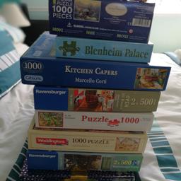 Selection of jigsaws £2.00 each or the lot for£8.00
