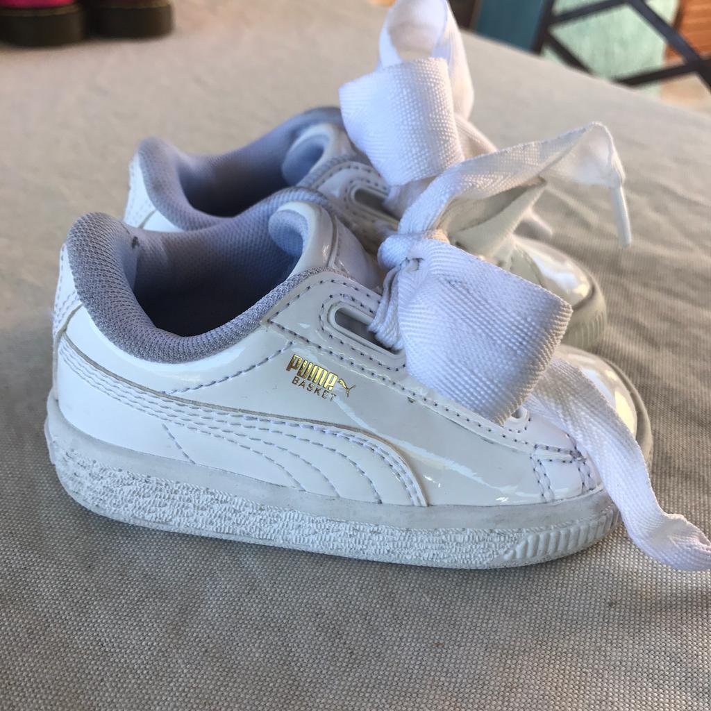 Puma basket outlet heart bambina