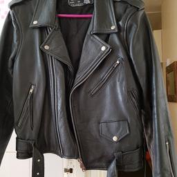 QUITE HEAVY. SIZE. 10 / 12.
WORN IT ONLY TWICE FOR HALF HOUR ON A BIKE.
ITS BRAN NEW.
REAL LEATHER. £45. NO OFFORS. AS IT WAS £144.99. PICK UP ONLY.
CHINGFORD MOUNT RD. E4 LONDON.