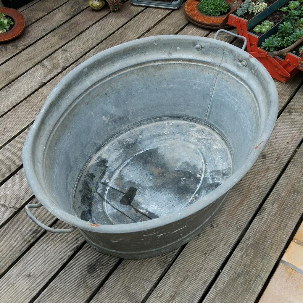 80 Liter Zinkwanne alte Wanne Garten Teich in 55234 Nieder-Wiesen für 39,00 € zum Verkauf