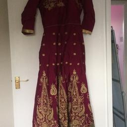 Worn once only to a wedding. New design. Fit a size 10-12 woman. Can be made smaller or larger as there is material inside to do so. Retail £70