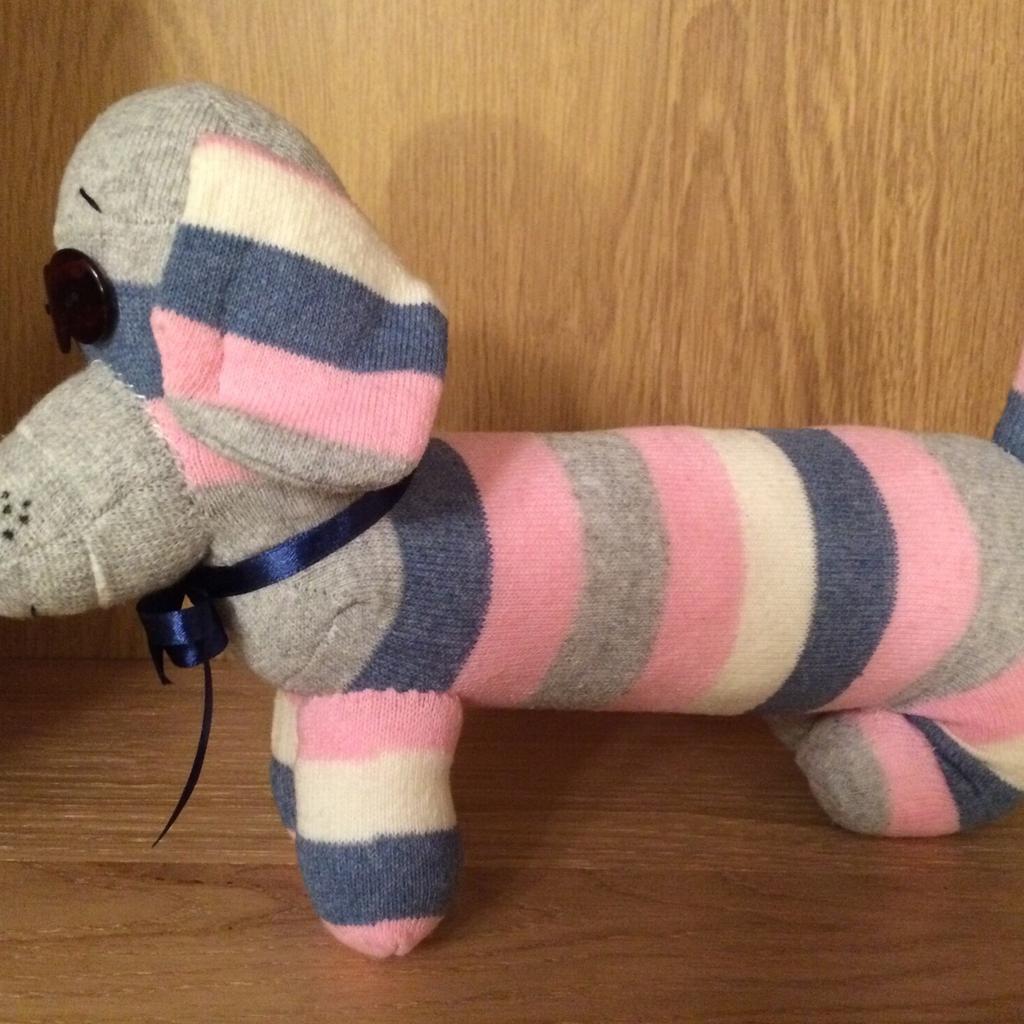 Handmade Stripy Sausage Dog in DE24 Derbyshire for £10.00 for sale Shpock