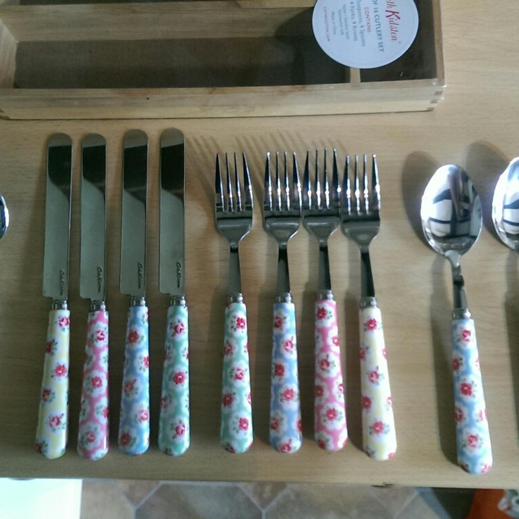 Cath kidston cutlery new** Provence rose in WS13 Streethay for £40.00
