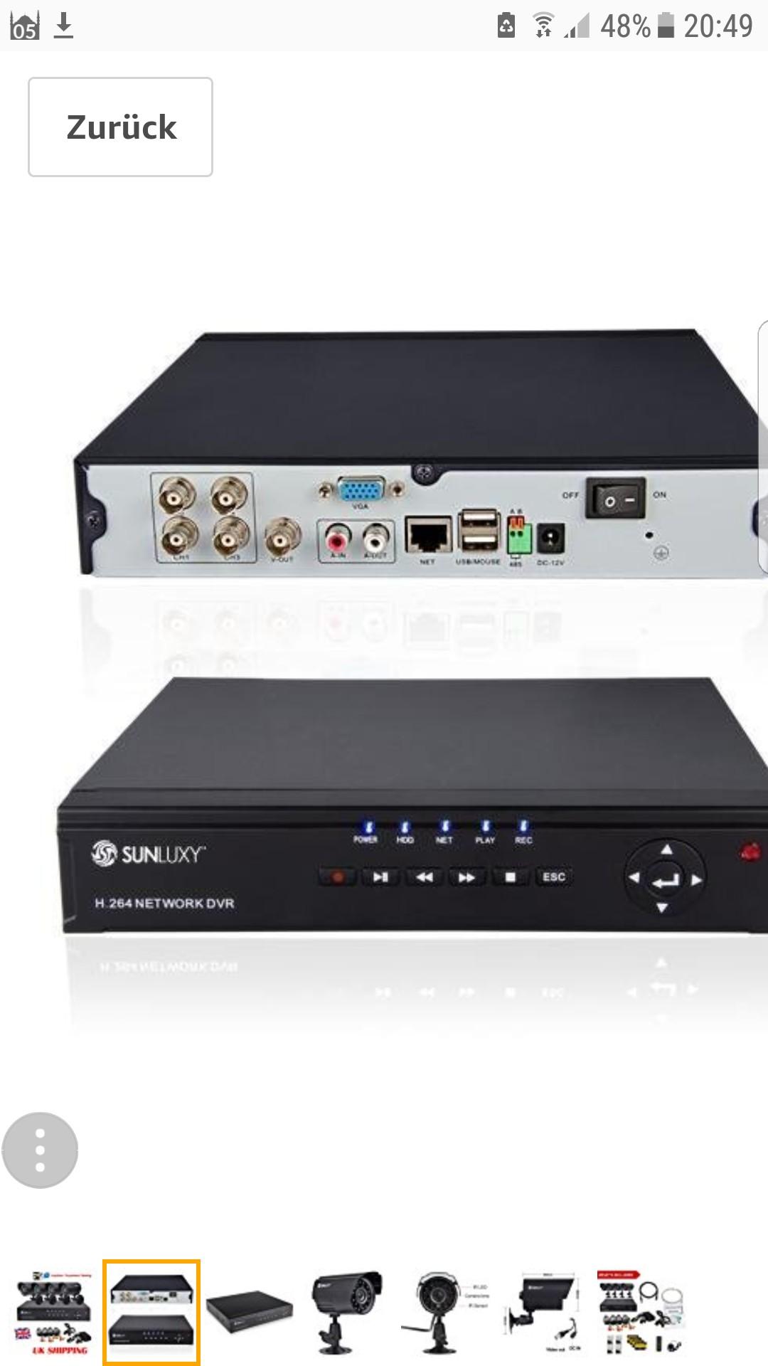 sunluxy dvr