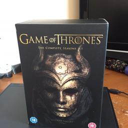 Almost new, excellent condition and fantastic quality DVD of game of thrones complete season 1-5