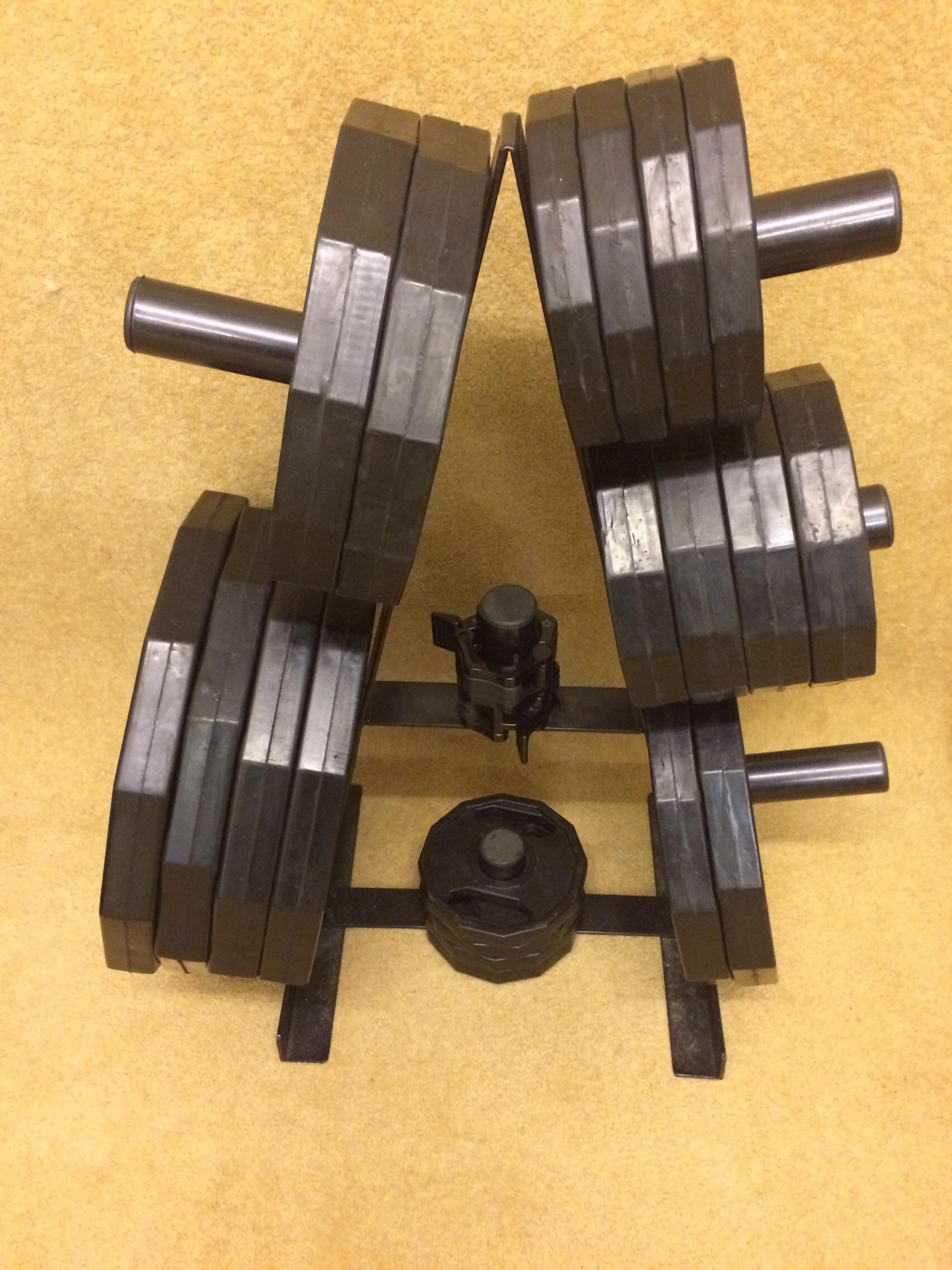 165kg Olympic Weights and 7ft bar in PE29 Huntingdon for £123.00 for