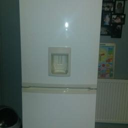 Fridge freezer for sale 70 cm wide 57cm deep 190cm tall 
Non plumbing water dispenser 
Buyer collects