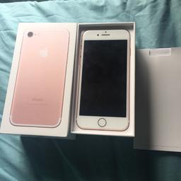I phone 7 in rose gold bought at Xmas for daughter, she plug it in one day and the plug bit blow as not Apple and now phone won't turn on brought a new one so selling as spares offers