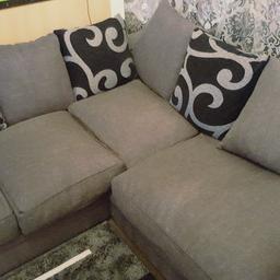 Selling my corner sofa excellent condition good fabric sofa 
Smoke and pet free house 
Selling only because I m moving and does not fit anymore 

W 212, 164, 78