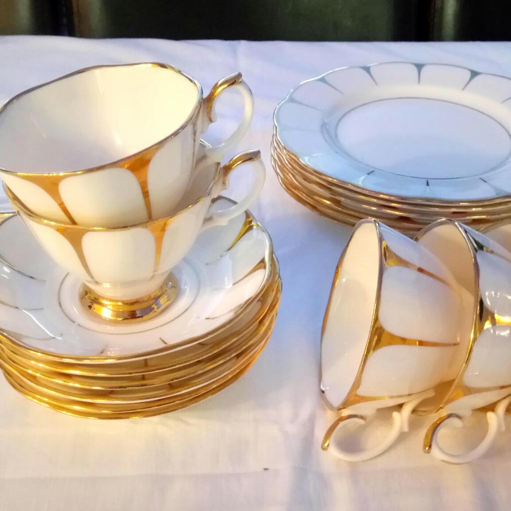 Royal Vale GOLDEN Bone China Tea Set 23 pcs in SR8 Peterlee für £ 25,00 zum Verkauf Shpock AT