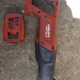 Hilti Cordless Reciprocating Saw WSR 22-A 
used but good condition. Please note no Charger
