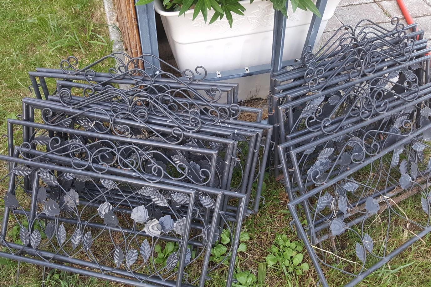 Beeteinfassung Metall Zaun zum Stecken in 68753 Waghäusel für € 14,00