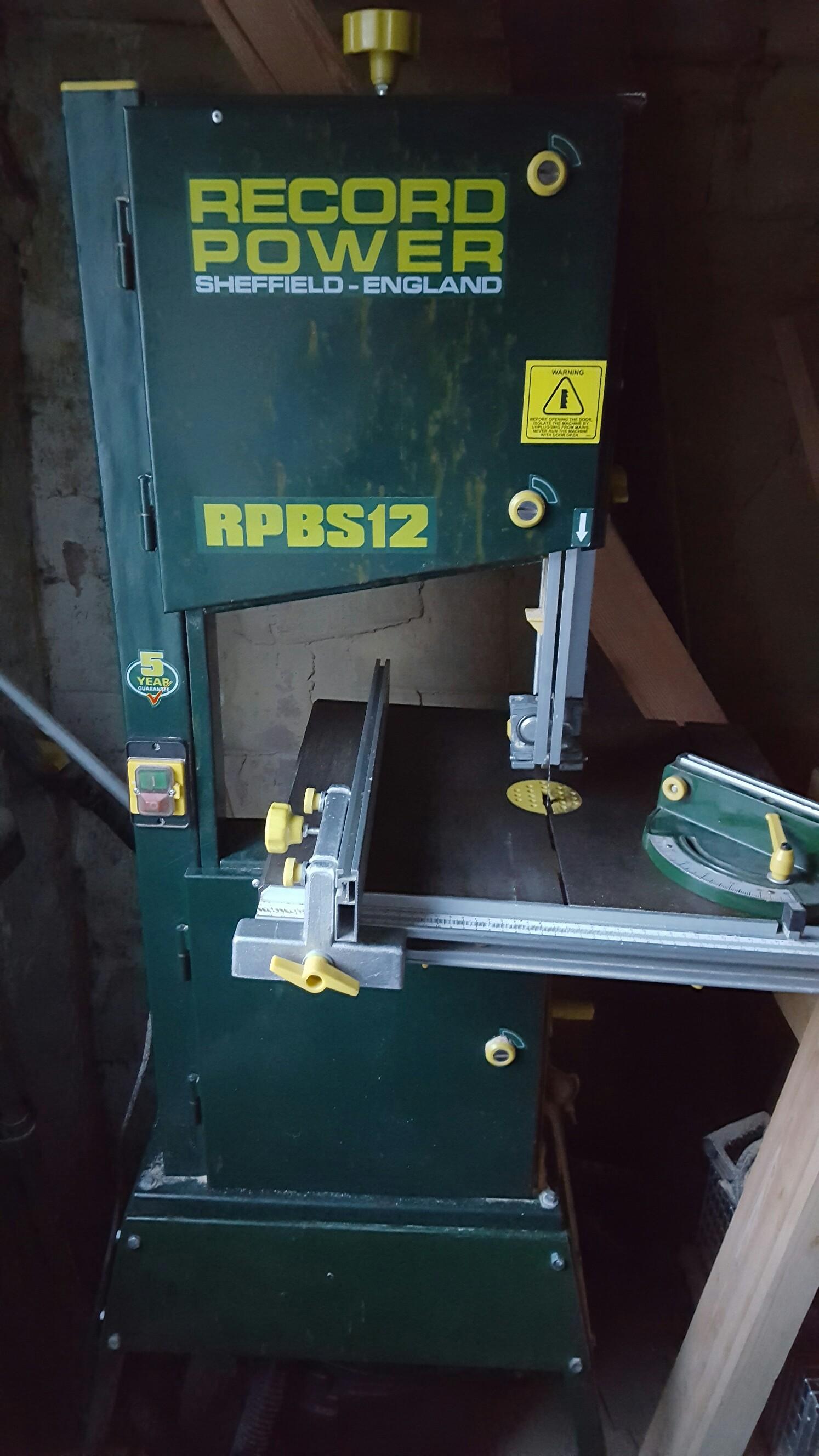 Record power deals bandsaw rpbs12