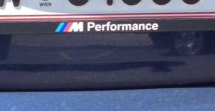 BMW ///M Performance Kennzeichenhalter in 4082 Ruprechting für 15