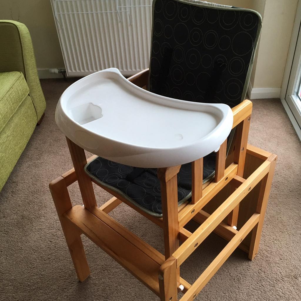 Babystart wooden store high chair