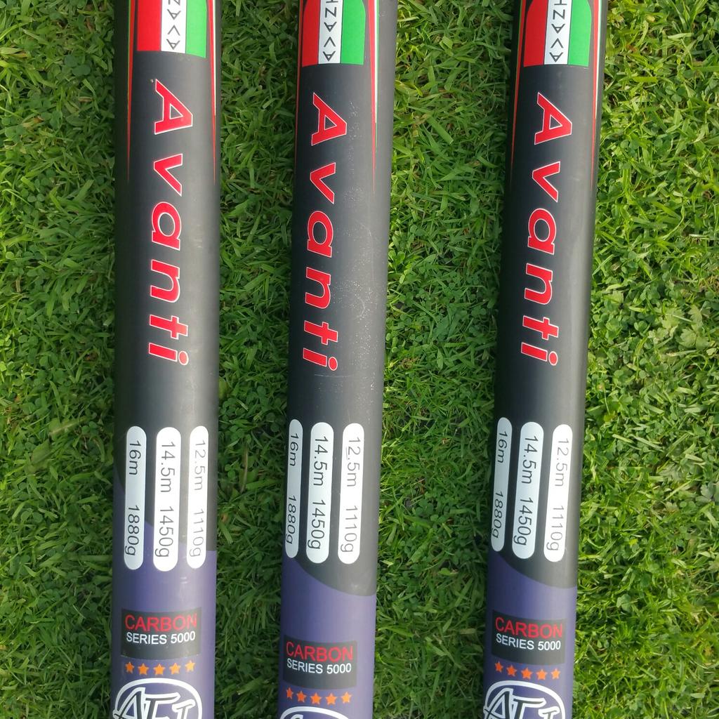 Avanti 16m fishing pole carp 3 top 2's in DY4 Tipton for 135.00 for sale |  Shpock
