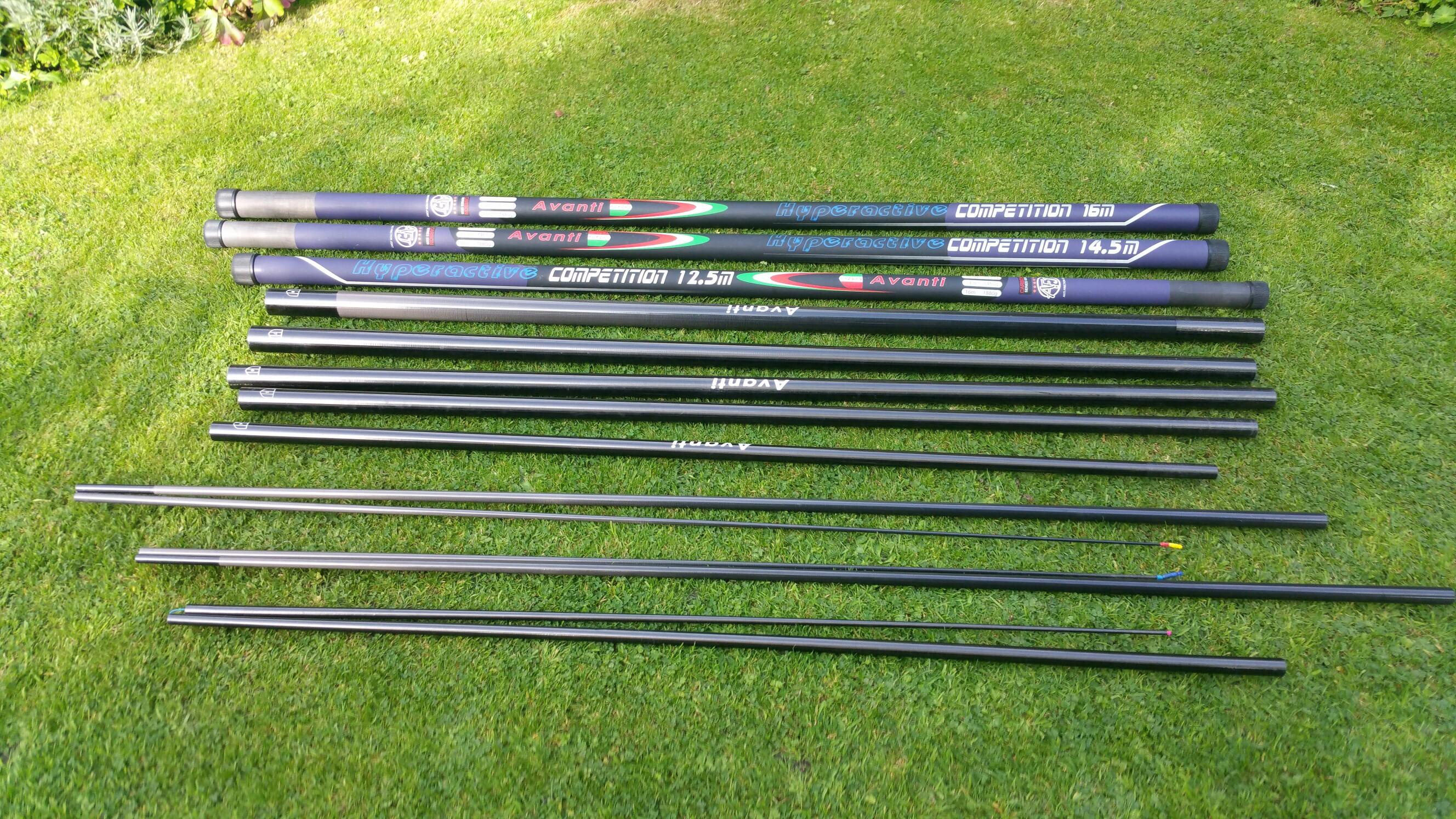 Avanti 16m fishing pole carp 3 top 2's in DY4 Tipton for 135.00 for sale |  Shpock