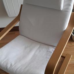 Ikea Poang armchair & footstool, used, clean, very good condition. Collection only from Basildon