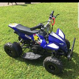 Ideal for kids starts and runs great bought for my son and scared so selling very clean only thing a crack at bk on mud guard but not noticable or effect in any way