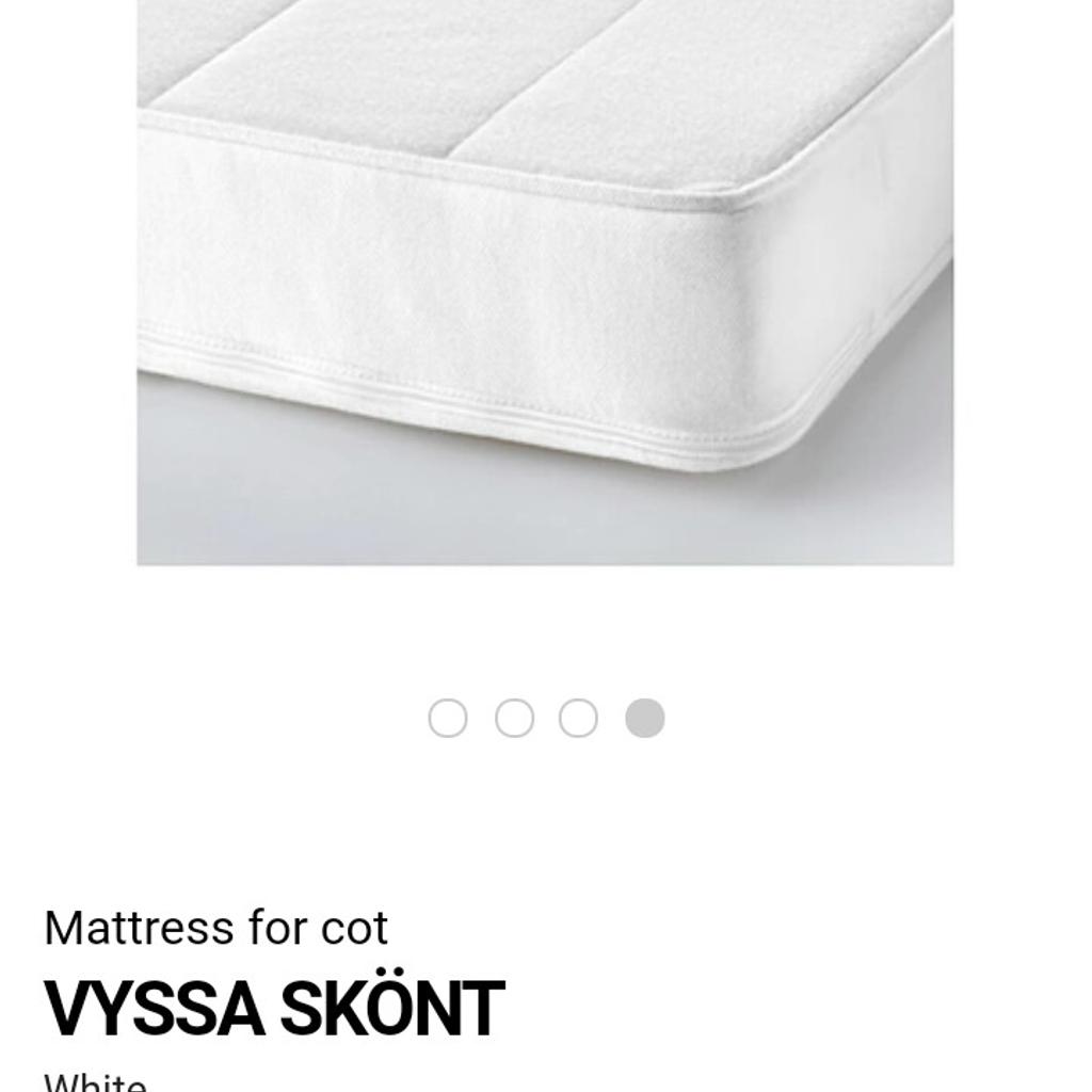 Ikea Gulliver cot with vyssa skont mattress in N4 London for £35.00 for