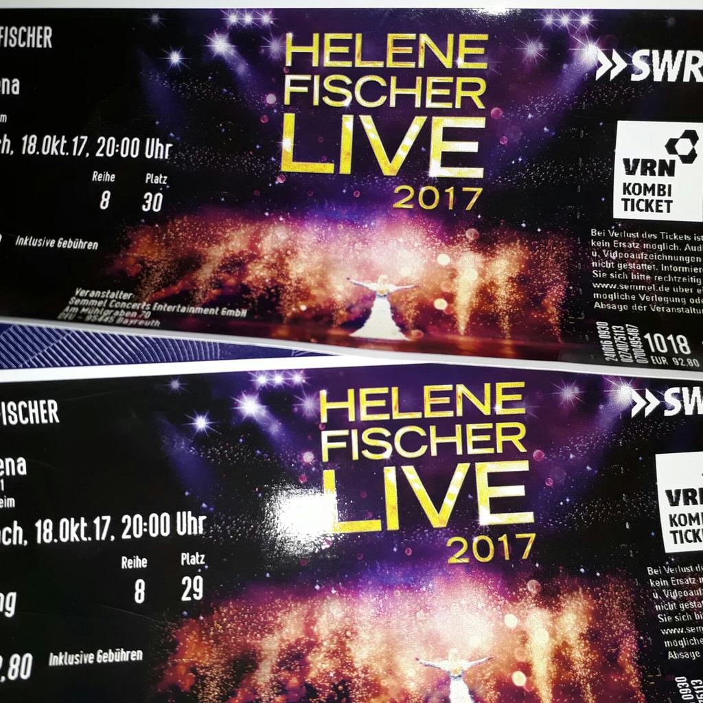 Helene Fischer Karten in 91074 Herzogenaurach für 90,00 € zum Verkauf