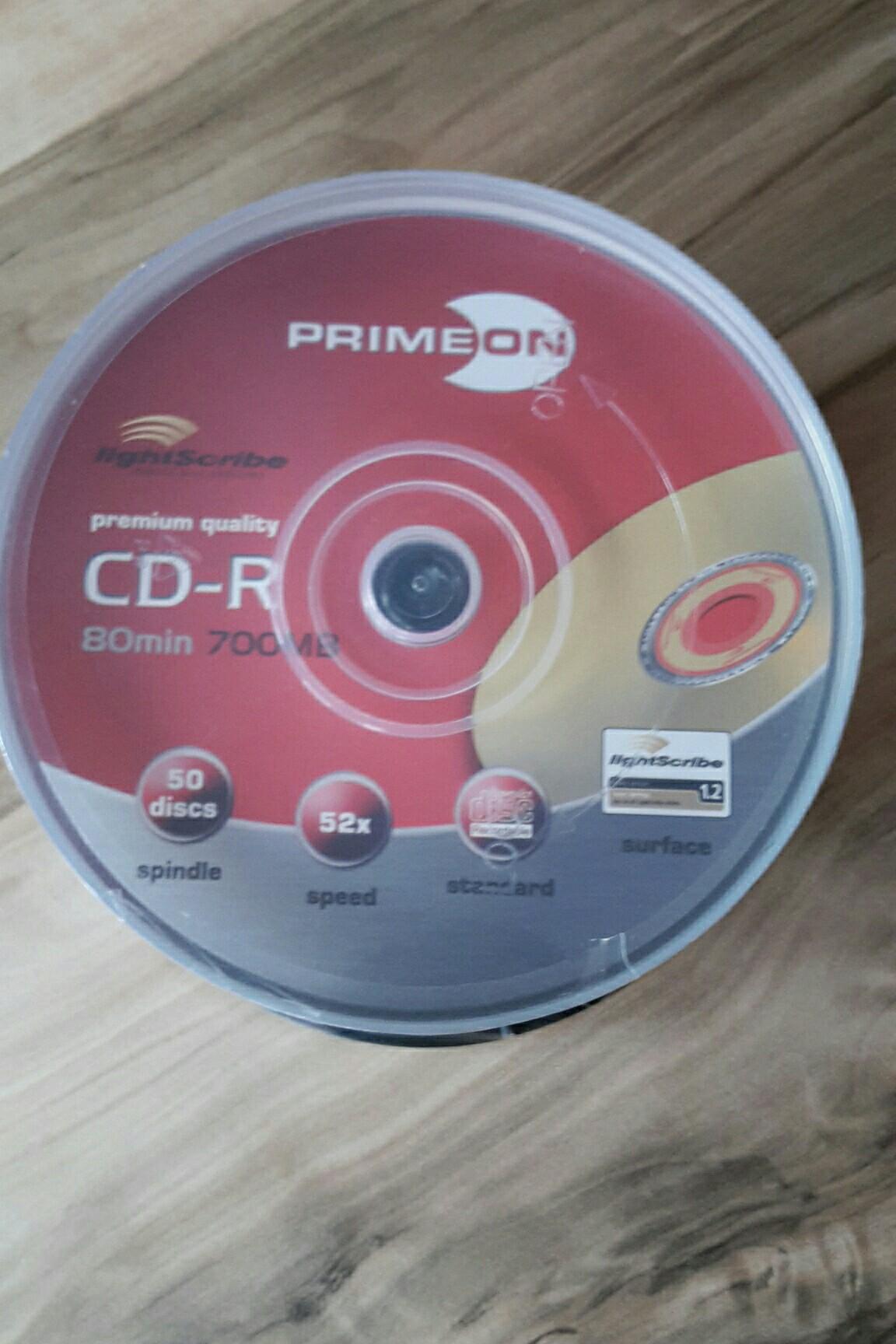 PRIMEON lightScribe CD-R Rohlinge 100Stück in 92637 Weiden in der ...