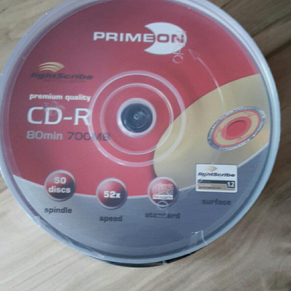 PRIMEON lightScribe CD-R Rohlinge 100Stück in 92637 Weiden in der ...