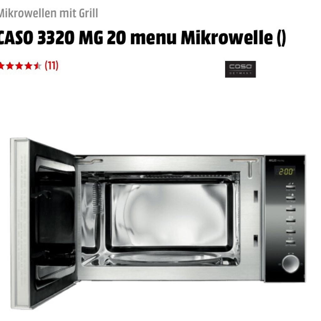 Caso 3320 MG 20 menu Mikrowelle in 75173 Pforzheim für € 65,00 zum Verkauf  | Shpock AT