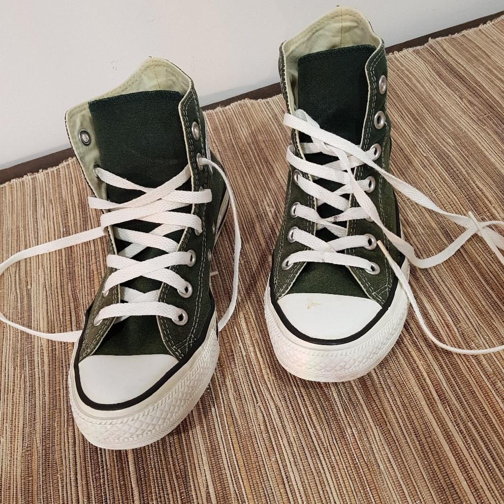 Converse verde outlet scuro