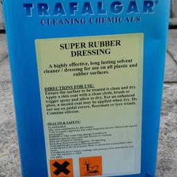 New and sealed super rubber dressing ( tyre shine ) 5ltr. I have 4 tins available. Collection only. £10 each no offers 2 sold 2 left