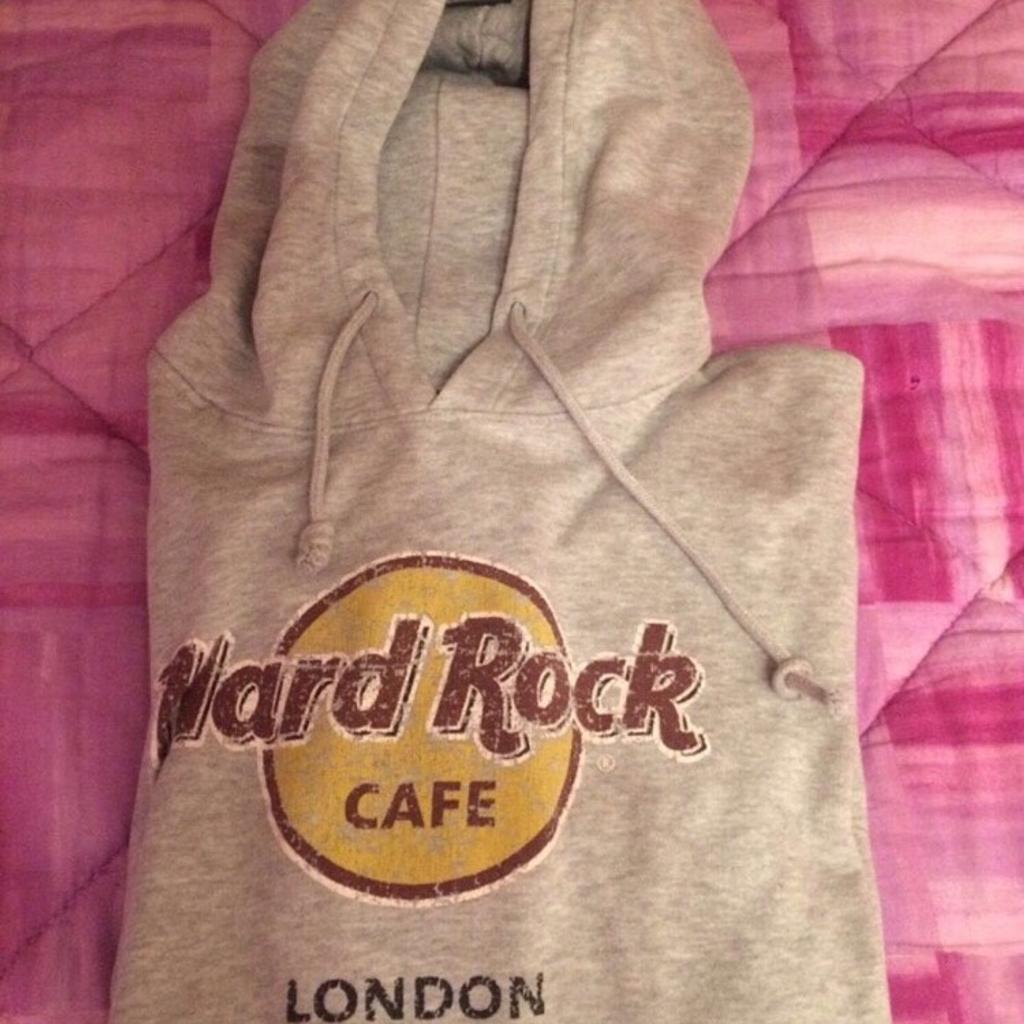 Felpa hard rock on sale grigia