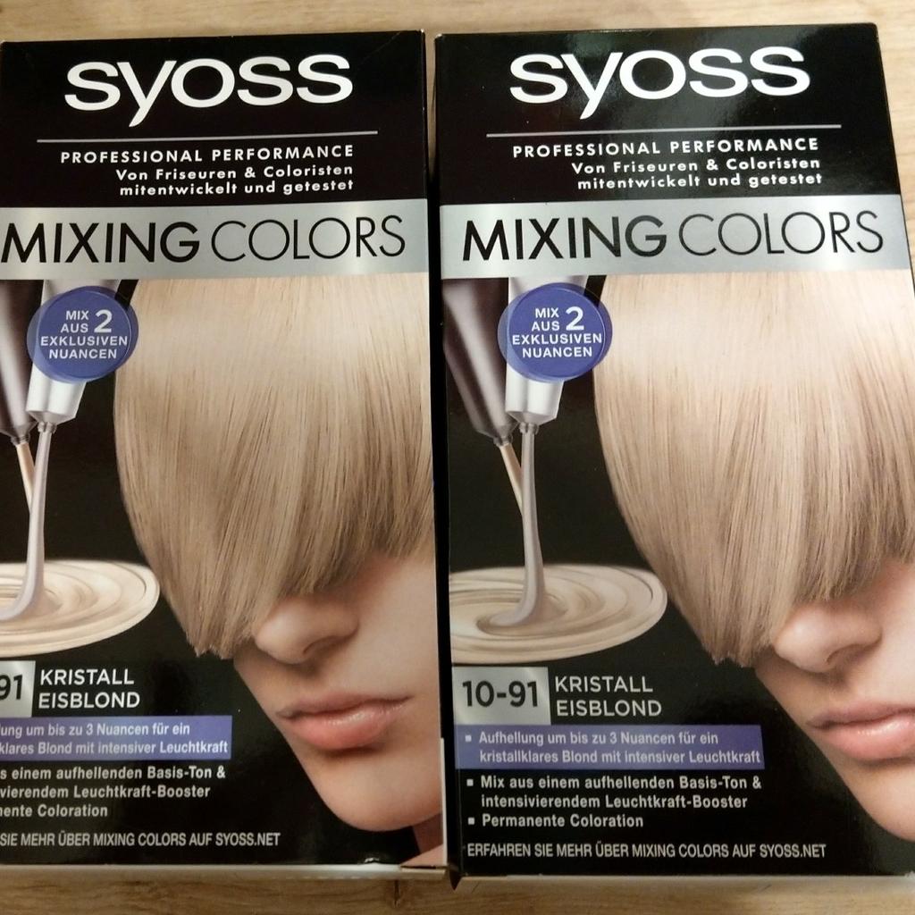 👩 2x Syoss Mixing Colors 10-91 NEU 👩 in 24558 Henstedt-Ulzburg für 4,00 ...